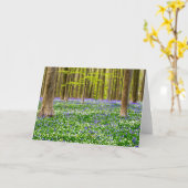 ブルーフォレストの春 カード (黄色い花)