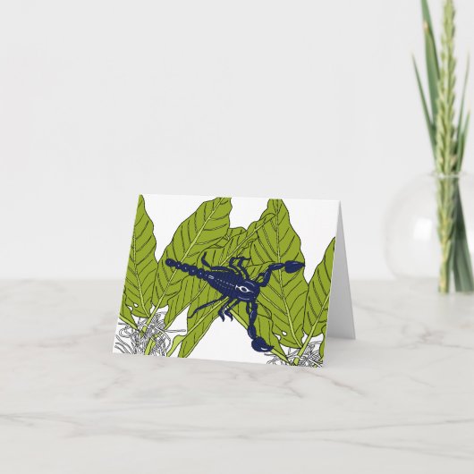 ブルーフォレストサソリ カード (正面)