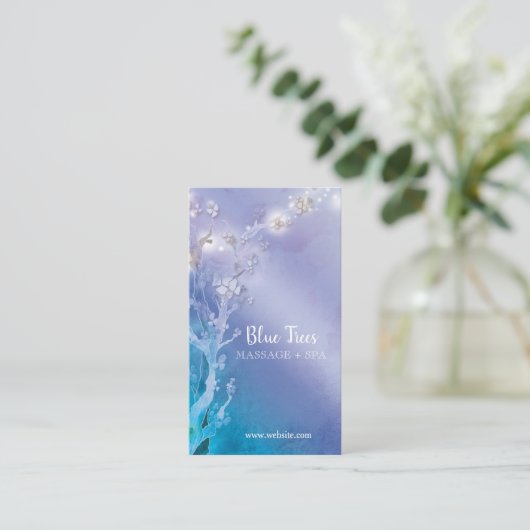 ブルーフォレストツリーズ事業アポイントメントカード 予約カード (スタンド正面)