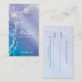 ブルーフォレストツリーズ事業アポイントメントカード 予約カード (正面/裏面)