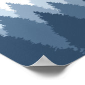 ブルーフォレストレンジウッドランド結婚の歓迎 ポスター (角)