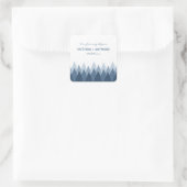 ブルーフォレストレンジウッドランド結婚ズ スクエアシール (バッグ)