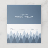 ブルーフォレストレンジウッドランド結婚ズ プレイスカード (外部開封)