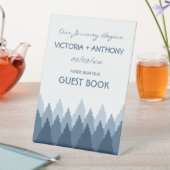 ブルーフォレストレンジウッドランド結婚ズ 台座サイン (インサイチュ)