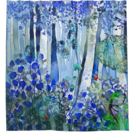 ブルーフォレスト シャワーカーテン