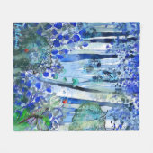 ブルーフォレスト フリースブランケット (正面(横))