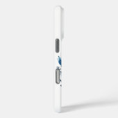 ブルーフォークフローラルパターン Case-Mate iPhoneケース (裏面 / 右)