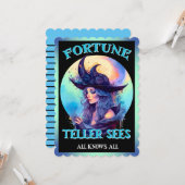 ブルーフォーチュンテラー_ハロウィーン カード (正面/裏面インサイチュ)