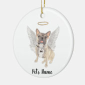 ブルーフォーン トリコロール フレンチブルドッグ 追悼記念 セラミックオーナメント (左)