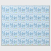 ブルーフカスタマイズェンスホームカラーチューリップホームオーナー ラッピングペーパー (フラット)