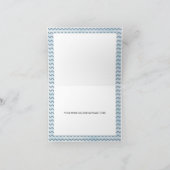 ブルーフクロウフローラサンキューカード 招待状 (内部)