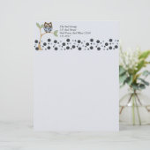 ブルーフクロウベビー レターヘッド (スタンド正面)