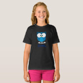 ブルーフクロウ子供へ ベビーTシャツ (正面フル)