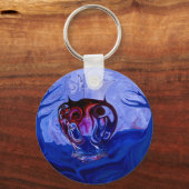 ブルーフクロウ キーホルダー (正面)