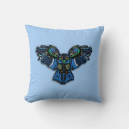 ブルーフクロウ クッション