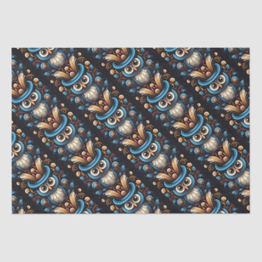 ブルーフクロウ 薄葉紙 (正面)