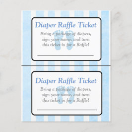 ブルーフットプリントをテーマにした赤ちゃんシャワーゲーム