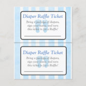 ブルーフットプリントをテーマにした赤ちゃんシャワーゲーム (正面)