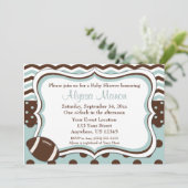 ブルーフットボモダンールベビーシャワー招待状 招待状 (スタンド正面)