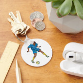 ブルーフットボールの選手 キーホルダー