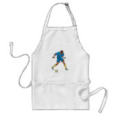 ブルーフットボールの選手 スタンダードエプロン (正面)