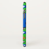 ブルーフットボールシャツデザイン。 Case-Mate iPhoneケース (裏面/右)