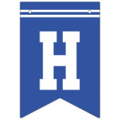 ブルーフットボールジャージー – スポーツテーマ誕生日パーティー バンティングフラッグ (第2の旗)