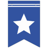 ブルーフットボールジャージー – スポーツテーマ誕生日パーティー バンティングフラッグ (第1の旗)