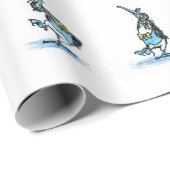 ブルーフットボールラッピングペーパーのダンス ラッピングペーパー (ロールコーナー)