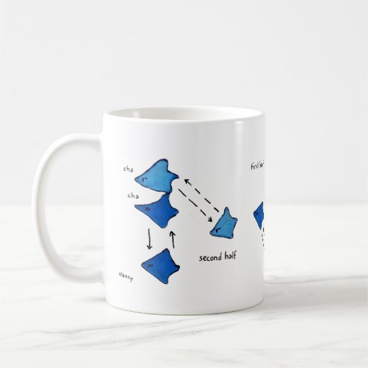ブルーフット茶茶 コーヒーマグカップ (左)