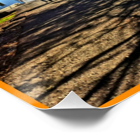 ブルーフトンサウスカロライナ低田舎コラージュ ポスター (コーナー)