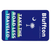 ブルーフトンサウスカロライナ州道路旅行減少 マグネット (横)