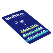 ブルーフトンサウスカロライナ州道路旅行減少 マグネット (右側)