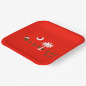 ブルーフトン州オブマインドクリスマスホリデーレッドグリーン ペーパープレート (傾斜あり)