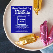 ブルーフライヤーのビジネスのバレンタイン販売 チラシ