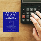 ブルーフライヤーのビジネスのブラックフライデーセール チラシ