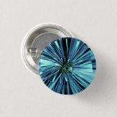 ブルーフラクタルアートボタン 缶バッジ (正面&裏面)