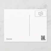 ブルーフラクタルポストカード ポストカード (裏面)