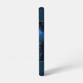 ブルーフラクタル宇宙 SAMSUNG GALAXYケース (左側面)