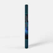 ブルーフラクタル宇宙 SAMSUNG GALAXYケース (右側面)