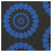 ブルーフラクタル ファブリック (クローズアップ)