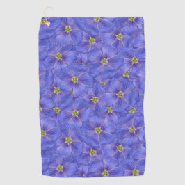 ブルーフラックスシームレスパターン ゴルフタオル