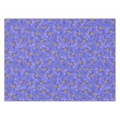 ブルーフラックスシームレスパターン テーブルクロス (正面(横))