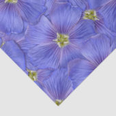 ブルーフラックスシームレスパターン 薄葉紙 (詳細)