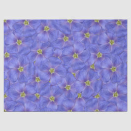 ブルーフラックスシームレスパターン 薄葉紙