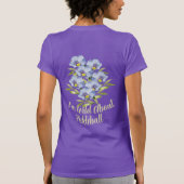 ブルーフラックスピックボール Tシャツ (裏面)