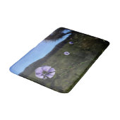 ブルーフラックス花写真 バスマット (アングル)