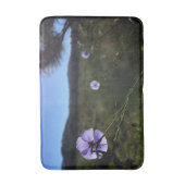 ブルーフラックス花写真 バスマット (正面縦)