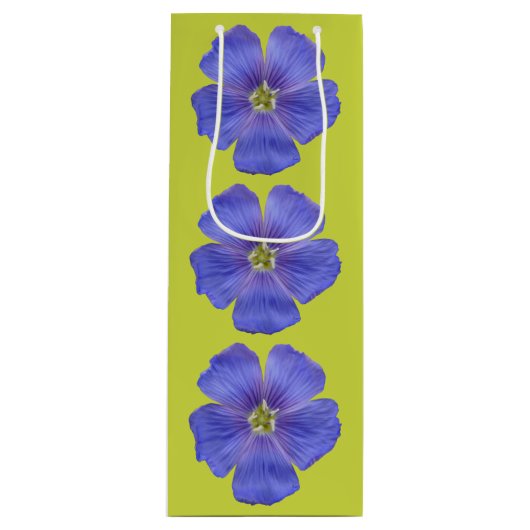 ブルーフラックス#1 ワインギフトバッグ (正面)