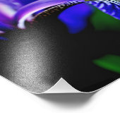 ブルーフラッグアイリスフラワーペタル8x10クローズアップ フォトプリント            (角)